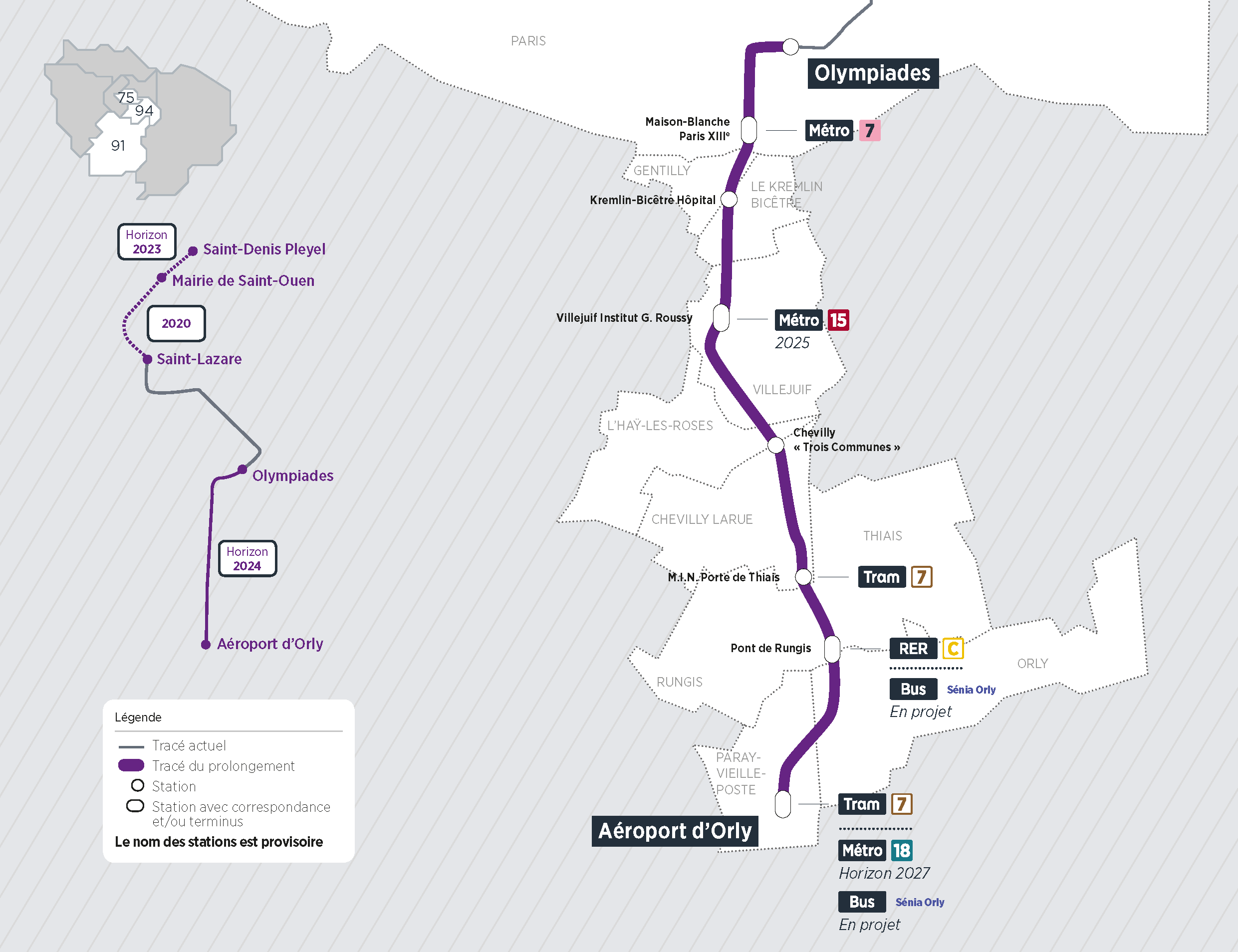 Projet : Nouvelle Ligne De Métro N°14 Olympiades > Aéroport D'Orly ...